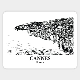 Cannes - France Sticker